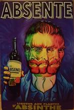 Vincent van Gogh Absente reclamebord van metaal wandbord, Nieuw, Reclamebord, Ophalen of Verzenden
