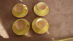 4 retro kop en schotels van Douwe Egberts, Ophalen of Verzenden, Overige typen