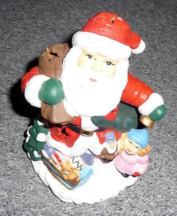 Kerstman voor waxinelichtje / theelichtje beschikbaar voor biedingen