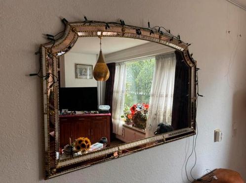 Venetiaanse Trapezium Spiegels - Set van 2, Antiek en Kunst, Antiek | Spiegels, 100 tot 150 cm, Minder dan 100 cm, Overige vormen