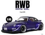 RWB Porsche 993 Army Girl GT Spirit 1/18, Ophalen of Verzenden, Nieuw, Auto, Overige merken