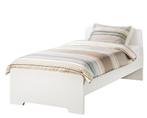 1 Persoons Bed, Ophalen, 90 cm, Eenpersoons, Wit