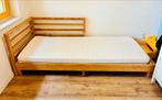 IKEA Tarva (uitschuif)bed - 80/160x200, Ophalen, Eenpersoons, Bruin, 80 cm