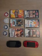 PSP Phat & Slim met Games - Batterij Vervangen, Spelcomputers en Games, Spelcomputers | Sony PSP, Overige kleuren, Ophalen of Verzenden