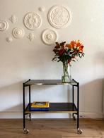 Vintage Hollywood Regency Style Serveerwagen (Jaren '50/'60), Huis en Inrichting, Ophalen, Gebruikt