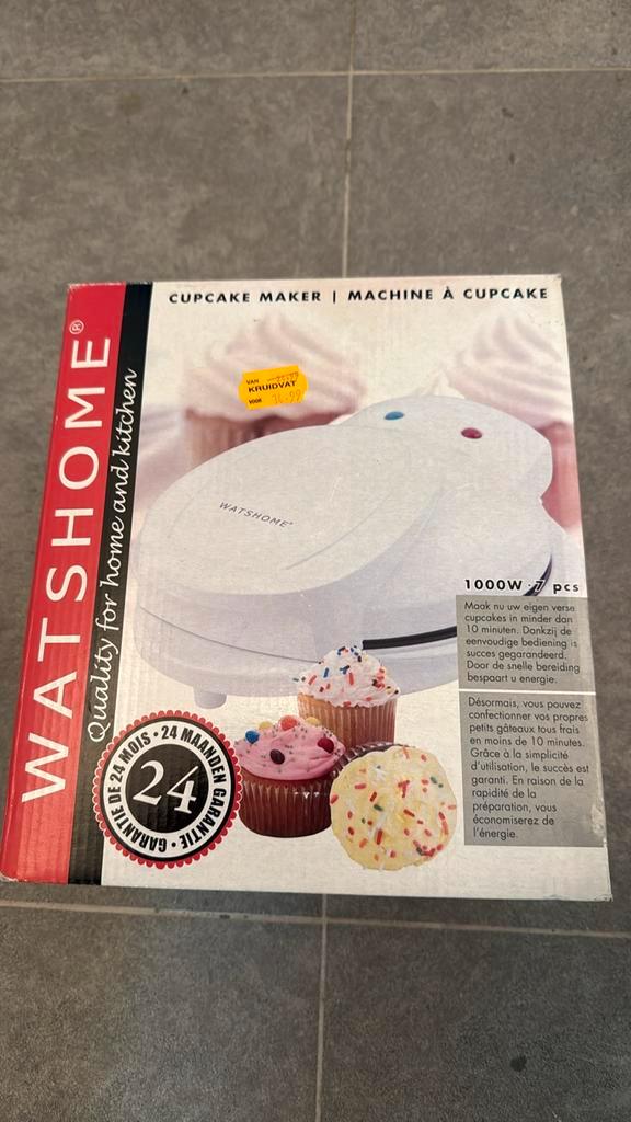 Cupcake Maker - Maak heerlijke cupcakes!, Witgoed en Apparatuur, Wafelijzers, Gebruikt, Ophalen of Verzenden