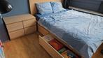 Ikea malm bed, Ophalen, Zo goed als nieuw, Tweepersoons