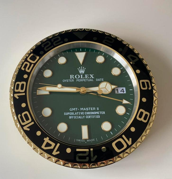 Rolex GMT - Master II - Wandklok - Nieuw!, Huis en Inrichting, Woonaccessoires | Klokken, Nieuw, Wandklok, Analoog, Verzenden