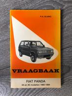 Vraagbaak Fiat Panda 34 & 45 modellen 1980-1984, Ophalen of Verzenden