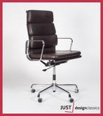 Eames Vitra ea 219 Bruin Leder Gepolijst (voorraad:10), Zo goed als nieuw