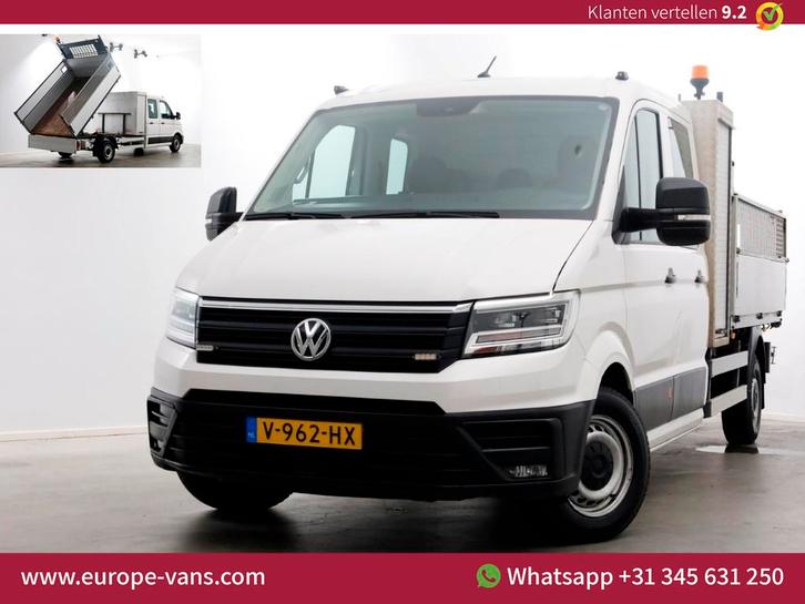 Volkswagen Crafter 35 2.0 TDI 140pk E6 D.C. Highline Kipper, Auto's, Bestelauto's, Bedrijf, Te koop, ABS, Airbags, Airconditioning