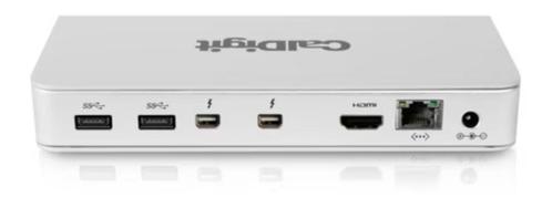 CalDigit CTS-60 CTS-EU-60 Thunderbolt 2 dockingstation, Computers en Software, Dockingstations, Zo goed als nieuw, Docking station