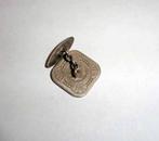 Manchetknoop Munt Stuiver, Verzenden, Zo goed als nieuw, Overige materialen