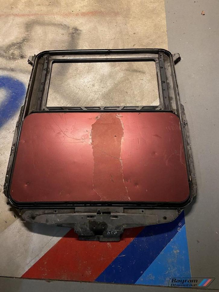 Bmw E34 schuifdak plaat met rails 5-serie schuifkanteldak m, Auto-onderdelen, Ruiten en Toebehoren, BMW, Gebruikt, Ophalen