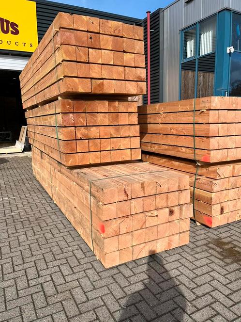Goedkope Douglas houten palen! 150x150  200x200 120x120., Doe-het-zelf en Verbouw, Hout en Planken, Nieuw, Balk, Overige houtsoorten