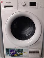 Whirlpool condens droger freshcare+ 8 k., Witgoed en Apparatuur, Wasdrogers, Ophalen, 6 tot 8 kg, Gebruikt, Anti-kreukfase