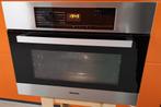 Miele H5040BM RVS Inbouw Combimagnetron, Gebruikt, Oven met grill, Inbouw, Draaiplateau