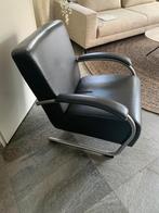 Fraaie design fauteuil (naar Leolux Scylla), Huis en Inrichting, Fauteuils, Design, Ophalen of Verzenden, Zo goed als nieuw, 50 tot 75 cm