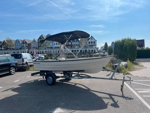 Verano 420 met 9.9 pk Mariner, Watersport en Boten, Motorboten en Motorjachten, Gebruikt, Polyester, Tot 6 meter, Benzine, Buitenboordmotor