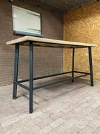 Bartafel (industriël staal met eiken) , ook maatwerk., Ophalen, Nieuw