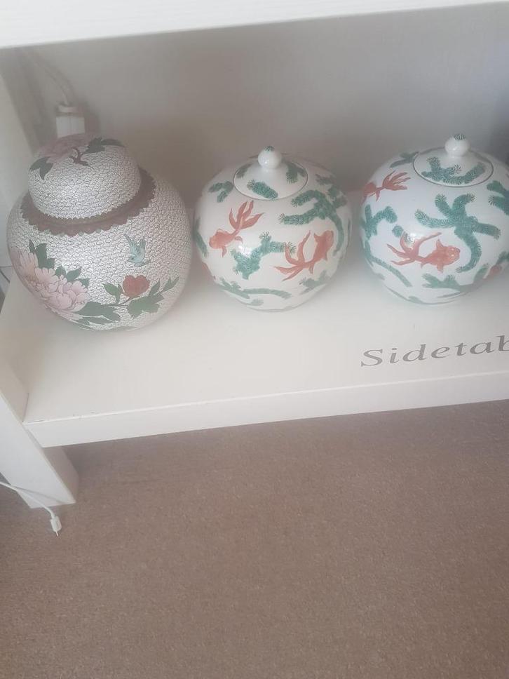 3 Deksel potten, Antiek en Kunst, Antiek | Porselein, Ophalen