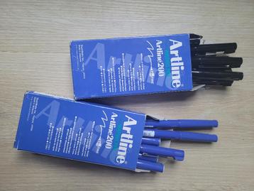 22 x Artline 200 fineliner writing pen potlood stift beschikbaar voor biedingen