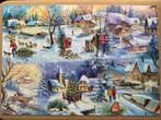 Kerstpuzzel Hop Snowy Afternoon - XL stukken 500 stuks kerst, Hobby en Vrije tijd, Denksport en Puzzels, Ophalen of Verzenden