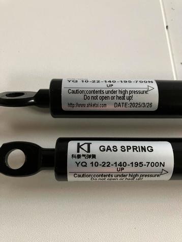 2 x gasveer 40cm NIEUW beschikbaar voor biedingen