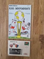 Ajax v Independiente Programma Finale +, Verzamelen, Ophalen of Verzenden, Zo goed als nieuw, Ajax, Boek of Tijdschrift