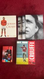 VIER BOEKEN JOHAN CRUIJFF  1 met HANDTEKENING, Ophalen of Verzenden, Zo goed als nieuw, Ajax, Boek of Tijdschrift