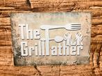 “The GrillFather” Grillbord (BBQ Wanddecoratie), Nieuw, Ophalen of Verzenden, Nvt, Overige