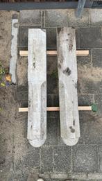 Set van 2 hardstenen stoeppalen, Doe-het-zelf en Verbouw, Overige Doe-het-zelf en Verbouw, Ophalen, Zo goed als nieuw