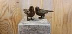 2 MUSJES / BRONS / vogel, Tuin en Terras, Tuinbeelden, Dierenbeeld, Info@huisentuindecoratiemarie.nl, Huis en tuin decoratie marie
