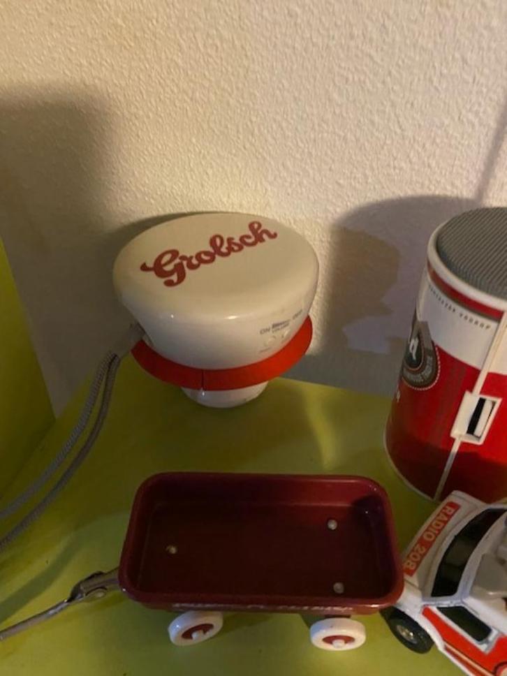 novilton FM radio's RadioShack Brandbier Grolsch dop en meer, Verzamelen, Biermerken, Zo goed als nieuw, Overige typen, Overige merken