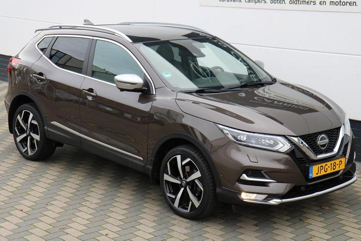 Nissan Qashqai 1.3 DIG-T 160PK Pano Leder Keyless Bose !, Auto's, Nissan, Bedrijf, Te koop, Qashqai, 360° camera, ABS, Achteruitrijcamera