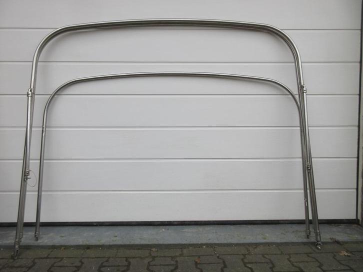 3 delige RVS beugel voor cabrio of bimini, Watersport en Boten, Accessoires en Onderhoud, Gebruikt, Ophalen