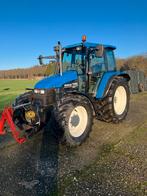 New Holland TS110 met fronthef en PTO, Ophalen, 80 tot 120 Pk, Gebruikt, Meer dan 10000