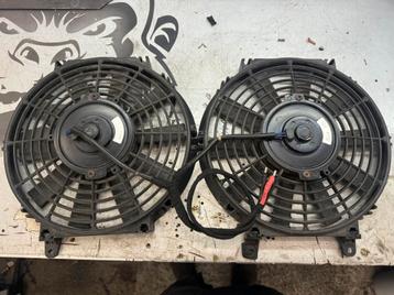 2x 12V 80W pull ventilatoren beschikbaar voor biedingen