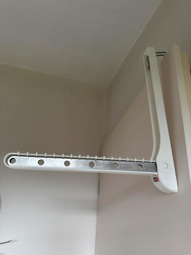 deur/wand kledinghanger kledingstang voor 6 hangers B 30 cm, Huis en Inrichting, Woonaccessoires | Kapstokken, Zo goed als nieuw