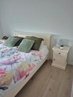 Tweepersoonsbed 160x200 + lattenbodems & nachtkastjes, Huis en Inrichting, Ophalen, Gebruikt, Tweepersoons, 200 cm