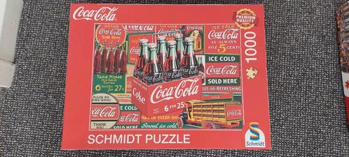 schmidt coca cola puzzel 1000 st.  Zgan, Hobby en Vrije tijd, Denksport en Puzzels, Zo goed als nieuw, Legpuzzel, 500 t/m 1500 stukjes