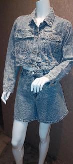 Jeansset met strass, Ophalen of Verzenden, Zo goed als nieuw