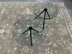 Nieuw Beek Maupertuus Salontafel D60 glas zwart Design Tafel, Rond, Nieuw, Glas, Metaform Arco Ronald Schmitt Leolux