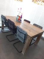 Teakhouten tafel, Ophalen, Teakhout, 200 cm of meer, 50 tot 100 cm