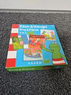 Kikker en zijn Vriendjes 4-in-1 puzzel, 10 tot 50 stukjes, Ophalen of Verzenden, Zo goed als nieuw