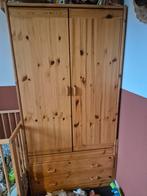Grenen kinder kledingkast 2 delig., Huis en Inrichting, Kasten | Kledingkasten, Ophalen, Gebruikt, 50 tot 100 cm, 25 tot 50 cm