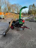 Billy goat bladzuiger op aanhanger, Tuin en Terras, Bladblazers, Ophalen, Gebruikt, Billy Goat, Met versnipperfunctie