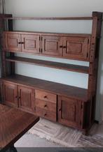 Boekenkast / wandmeubel eiken, Huis en Inrichting, Kasten | Wandmeubels, Ophalen, Gebruikt, 25 tot 50 cm, 200 cm of meer