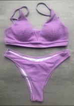 Mooie V-shape LILA bikini mt 40-42 *NIEUW* Paars, Nieuw, Bikini, Ophalen of Verzenden, Paars