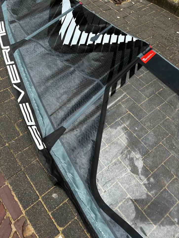 Severne AANGEPAST zeilen/masten + defi zeil + diversen, Watersport en Boten, Windsurfen, Zo goed als nieuw, Zeil, 7 m² of meer